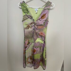 Elegant DONNA Multicolor Women's Dress size medium